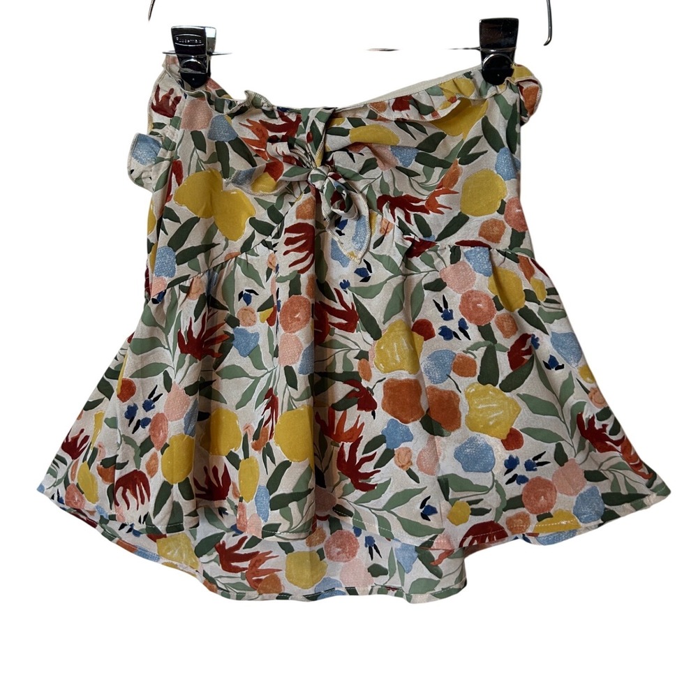 SHEIN flowery tube crop top